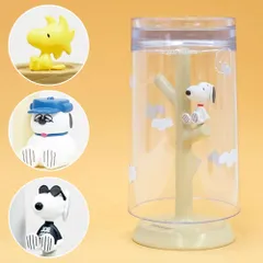 新品 未使用 うがいコップ＆スタンド PEANUTS (スヌーピー・ウッドストック・オラフ・ジョークール・チャーリーブラウン)
