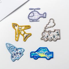 ☆同梱☆【19】リバティ生地の！モチーフワッペン アイロンワッペン