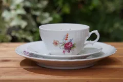 リチャードジノリ　サックスフラワー　ディッシュラウンドＬ　② リチャードジノリ サックスフラワー ディッシュラウンドL ②