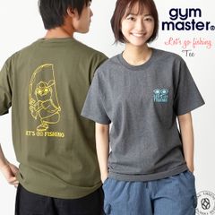 プリントTシャツ ジムマスター Gym Master レッツゴーフィッシングショートスリーブカットソー 半袖 7.4oz ( G321701 ) LET'S GO FISHING Tee バックプリント クルーネック カットソー メンズ 春夏スタイル