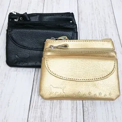 本革財布 牛革ミニ財布 コンパクト財布  財布カード入れ 小銭入れ カードケース コインケースねこ