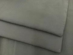 平和屋着物●上質な色無地　山鳩色　正絹　逸品　BAAU4238mz