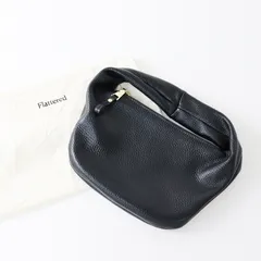 極美品 フラッタード Flattered Alva Mini レザーハンドバッグ/ブラック ミニバッグ 鞄【2400013990165】