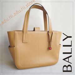 バリー BALLY レザー BIFFA トートバッグ ベージュ ポーチ付き - メルカリ