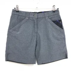 【超美品】ナイキ ショートパンツ 杢ダークグレー ポケット一部チェック DRY-FIT  レディース 4 ゴルフウェア NIKE