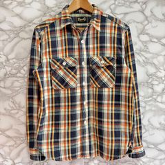 トレンド【EIGHT G エイトジー  【商品名】ネルシャツ チェックシャツ/シャツ 長袖 シャツ