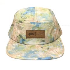 【新品】PUBLISH パブリッシュ 花柄 コットン ジェットキャップ ブルー×ピンクベージュ×グリーン Made in U.S.A アメリカ製