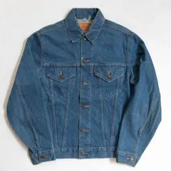【雰囲気抜群】 LEVI'S 【60s 70s/70505 4th ビッグＥ デニムジャケット 】42 リーバイス 古着 ヴィンテージ 25030317