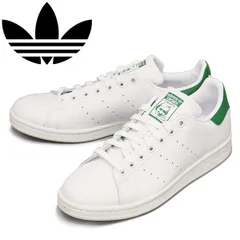 adidas (アディダス) M20324 STAN SMITH スタンスミス スニーカー フットウェアホワイトxコアホワイトxグリーン AD299 27.5cm