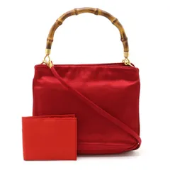 GUCCI バンブー 2WAY ミニ 007.2865.0231 ハンドバッグ スエード レザー-