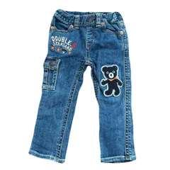 ミキハウス　ダブルビー　デニムパンツ　90cm ブルーデニム　キッズ