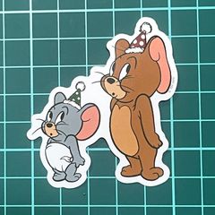 ST311 防水ステッカー シール トムとジェリー アニメ キャラクター スマホ