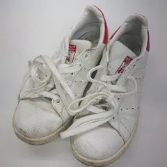 ◇ Θ adidas アディダス スタンスミス スニーカー サイズ23 ホワイト レッド レディース E  【1501230024549】