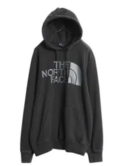 【お得なクーポン配布中!】 ノースフェイス プリント スウェット フード パーカー メンズ М / The North Face 裏起毛 プルオーバー トレーナー アウトドア ブラック