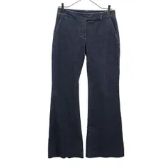 セオリー ブーツカット デニムパンツ 4 ネイビー theory レディース 【中古】  【230525】