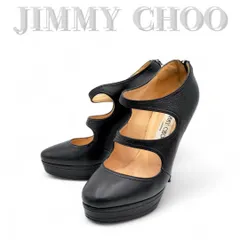 JIMMY CHOO ジミーチュウ ハイヒール パンプス イタリア製 レザー 35.5 y2k 黒
