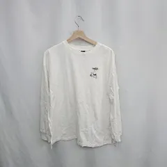 ◇ ⊂ Disney ディズニー キャラクターデザイン 長袖 カットソー サイズM アイボリー系 レディース E  【1502180006319】