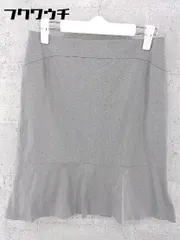 ◇ UNTITLED アンタイトル 膝丈 スカート サイズ2 グレー レディース 【中古】 【1002800488223】