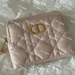 新品 Christian Dior ディオール Dior Caro Lavender ウォレット