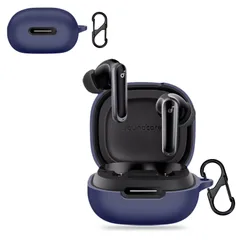 ケース P40i シリコン製 保護ケース Kluso 軽量 耐衝撃 Soundcore 落下防止 Anker Soundcore P40I 用 保護カバー Anker キズ防止 防水防塵 カラビナ付き 紛失防止 全面保護 For 装着充電可能 Anker So