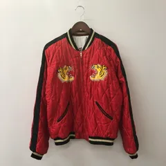 【中古】　テーラー東洋 TT10637 スカジャン 刺繍 リバーシブル L TAILOR TOYO】【龍】【鹿】【アウター】テーラー東洋