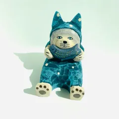 木彫りのネコインテリア置物インテリア雑貨インテリア小物工芸品手彫り彫刻品猫0095