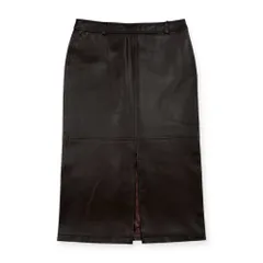 美品 イタリア製 MARELLA マレーラ 合皮 レザー タイト スカート サイズ 38 /ダークブラウン/レディースのサムネイル