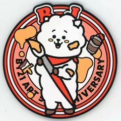 【中古】コースター RJ(ジン) ペイントラバーコースター 「一番くじ BT21 ART 5th Anniversary」 G賞