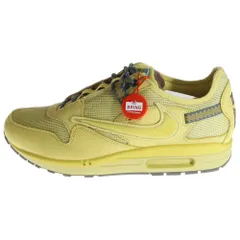 NIKE (ナイキ) ×TRAVIS SCOTT AIR MAX 1 CACTUS GOLD DO9392-700 トラヴィススコット エアーマックス1 カクタスゴールド ローカットスニーカー イエロー US11/29cm
