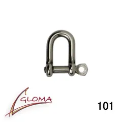 グローマ ノーティカ ストレートシャックル 101   GLOMA NAUTICA Straight Shackle キーリング キーホルダー ヨットツール キーフック 雑貨 2306
