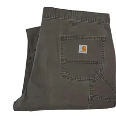 Carhartt ペインター パンツ チャコール グレー 90s 90s USA製 carharttカーハート ダメージ ダブルニー ダック地