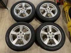 【2503002】スタッドレス GRASS 17インチ 7J +48 PCD114.3 5H + YOKOHAMA iCE GUARD iG70 215/55R17 2021年 8mm カムリ マークX エスティマ オデッセイ ヴェゼル CX-3 等