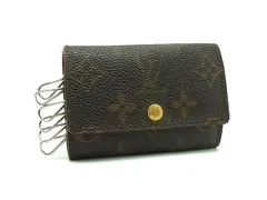 LOUIS VUITTON ルイヴィトン M62630 モノグラム ミュルティクレ6 6連 キーケース 鍵入れ レディース メンズ ブラウン系 DH0239