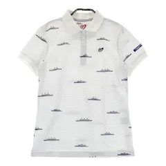 サイズ：1 MASTER BUNNY EDITION マスターバニーエディション  半袖ポロシャツ ボーダー柄 ホワイト系 [240101241224]# ゴルフウェア レディース ストスト