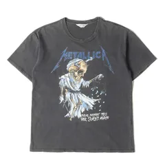 UNUSED アンユーズド Tシャツ サイズ:2 METALLICA BEAUTY&YOUTH 限定 ヴィンテージ加工 オーバーサイズ クルーネック 半袖Tシャツ ブラック 黒 トップス カットソー バンドT ロックT コラボ【メンズ】のサムネイル