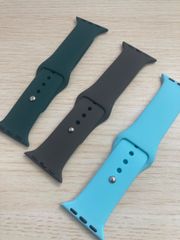 38/40/41mm アップルウォッチ シリコンバンド 3個セット K