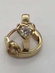 １８金　 中折れ式フープピアス