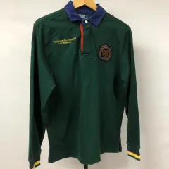 (本物) ポロラルフローレン ダークグリーン 長袖Tシャツ ポロTシャツ