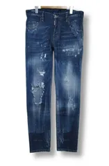 【極美品】DSQUARED2/ディースクエアード ダメージ加工ジーンズ デニムパンツ ストレッチS71LB0265 S30342/サイズ46 ■管理番号L28832SSS25-250515-4K（990）