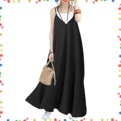 【在庫処分】フレア Aライン マタニティ 肩ひも調整 ロングワンピース 【とても薄手でサラサラした軽い生地】 夏 レディース キャミワンピース [Ressh.N]