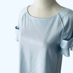 【50％OFF】GALLERY VISCONTI ミニワンピ　チュニック　ライトブルー　11号　相当