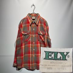 ⭐︎ 60~70’s “ELY” Flannel shirt ⭐︎