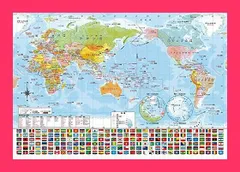 【日本製】 ビバリー 80ピース ジグソーパズル 学べるジグソーパズル 世界地図おぼえちゃおう! (26*38cm)★