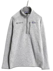 【お得なクーポン配布中!】 パタゴニア ベターセーター ハーフジップ メンズ M 18年製 Patagonia フリース ジャケット プルオーバー ブルゾン 裏起毛 カレッジ 刺繍 灰