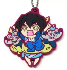 【中古】雑貨 猪子(嘴平伊之助)＆ムキムキねずみ 「鬼滅の刃 遊郭編 キャラばんちょうこう ラバーマスコット 玖ノ型」