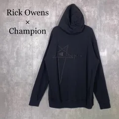 リックオウエンス　19ss 刺繍　メンズ　パーカー　ブラック　ロング　スウェット リックオウエンス 19ss 刺繍 メンズ パーカー ブラック ロング
