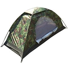 新品 テント 一人用 コンパクト 迷彩柄 キャンプテント ソロテント 小型テント 防災 緊急 【アウトドア用品】