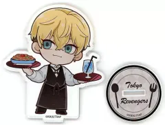 【中古】アクリルスタンド・アクリルパネル 松野千冬 「東京リベンジャーズ×PRINCESS CAFE アクリルスタンド カフェ衣装ver.(B)」