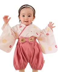 ベビー袴　ハンドメイド　龍✕モカ 金鶴 ベビー袴 ♡ | KOLABO baby コラボベビー