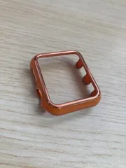 オレンジ アップルウォッチ カバー ケース AppleWatch レディース かわいい おしゃれ 側面 保護枠 保護ケース 40mm 41mm 42mm 44mm 45mm シリーズ se 9/8/7/6/5/4 対応